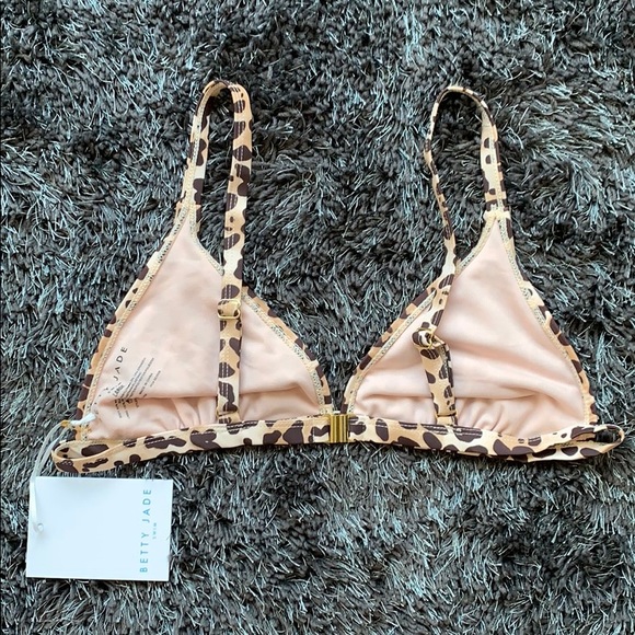 🆕 Cheetah Micro Triangle Bikini L - Picture 6 of 14